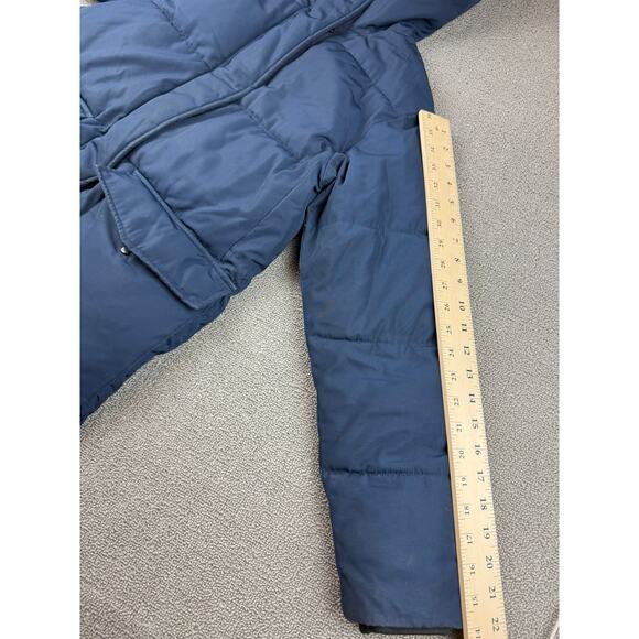 Everlane Women's XS Navy Blue ReNew Long Puffer Jacket - Picture 8 of 16